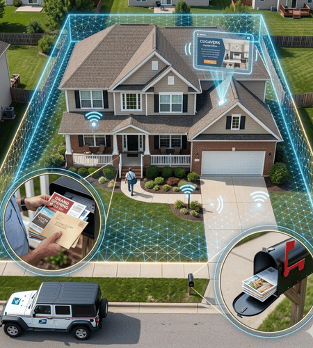Qujam geofencing plug direct mail image